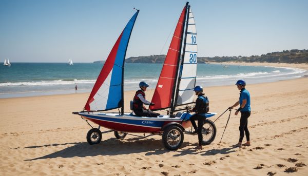 S'initier au char à voile sur la plage