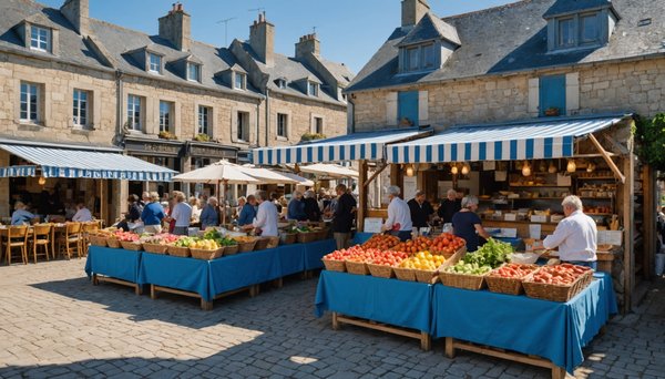 Marchés à carnac et alentours : saveurs locales en bretagne