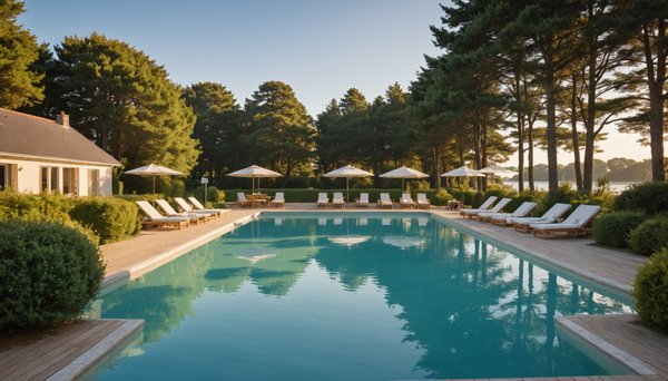 Campings avec piscine chauffée : confort et loisirs en morbihan